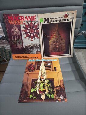 Macrame Set of Three Booklets